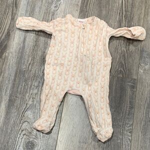 Seed Heritage Blush Bunny Patterned Kids Footie